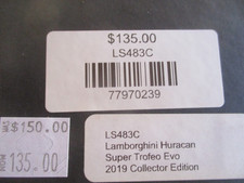 Lamborghini Huracan Super Trophy Evo Looksmart  LS483C 1:43 COLLECTOR EDITION