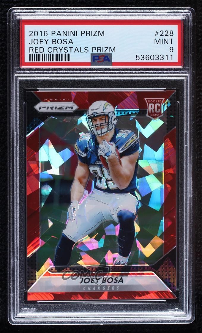 2016 Panini Prizm Rookie Red Crystals Prizm 40/75 Joey Bosa #228 Rookie RC 0nr3