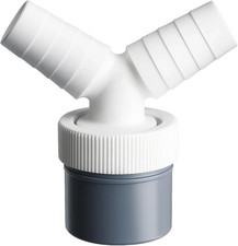 Washing Machine Waste Splitter, Dual Drain Pipe Connector for Dishwasher and Was