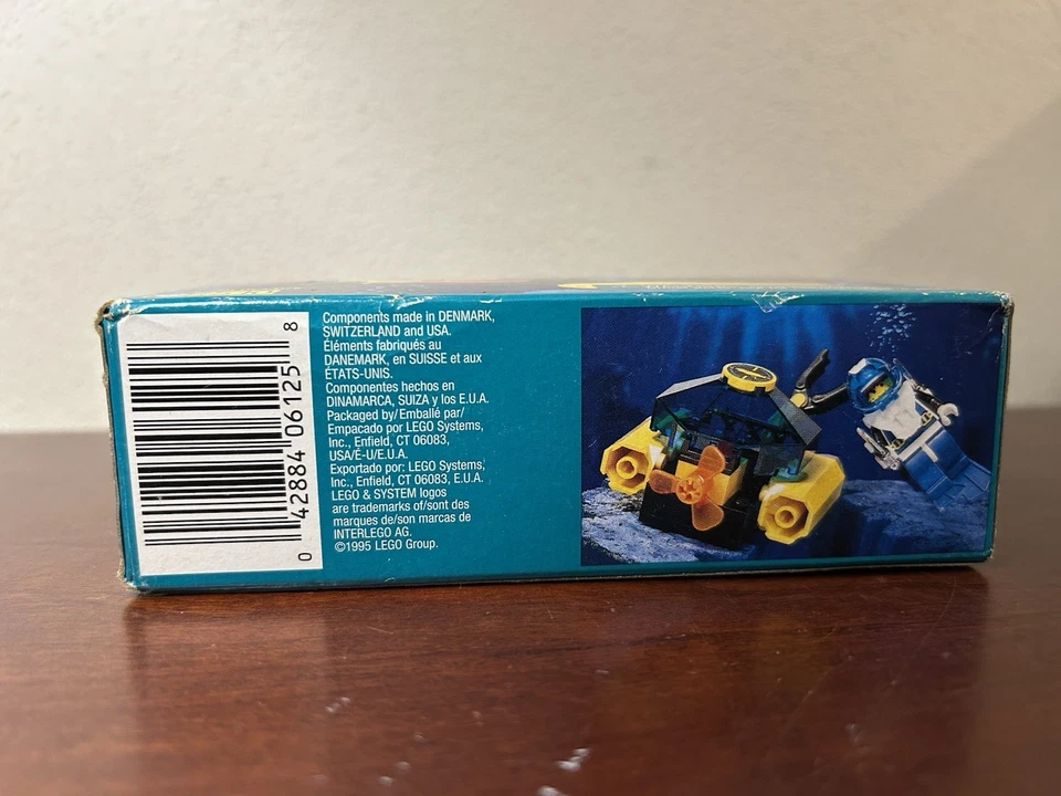 全新带盒 罕见 复古 乐高 6125 Aquazone: Sea Sprint 9 密封 免运费 — 第 4/4 张图片
