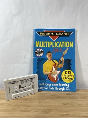 Rock N Learn Multiplication Rock Book & Cassette Tape Homeschool