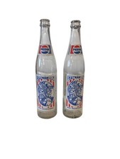 2 Pepsi Ohio Bicentennial Bottles Tecumseh Johnny Appleseed