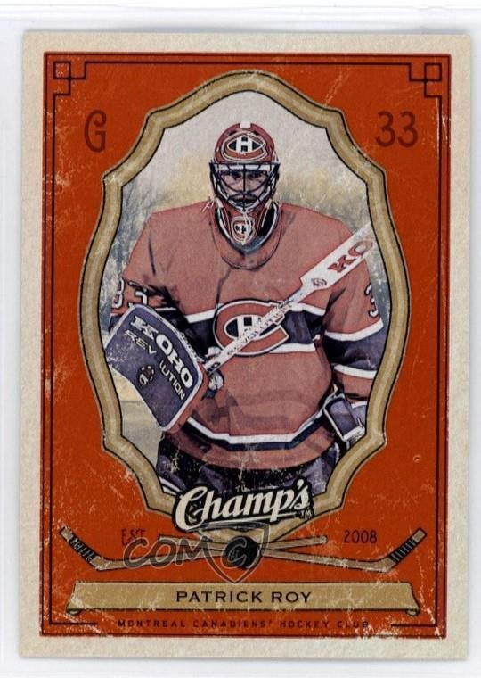 2009-10 Upper Deck Champ's Red Patrick Roy #57 HOF 19n6
