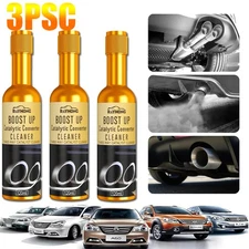 3Pc Instant CarExhaust Handy Cleaner Catalytic Converter Easy To Clean Engine