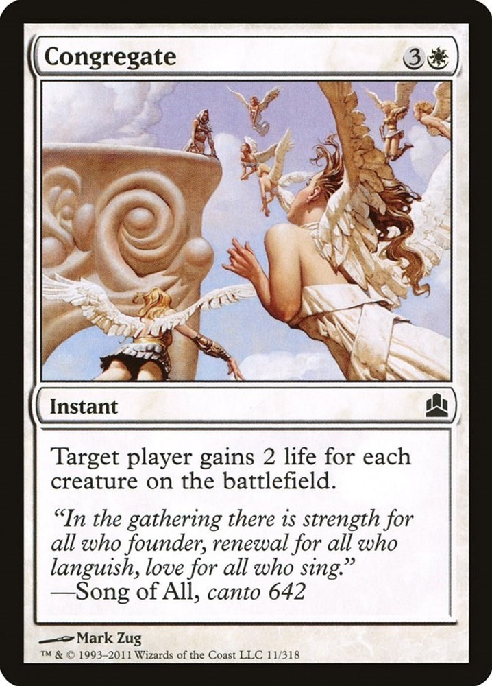 Congregate #11 (LP) Commander (CMD) MTG
