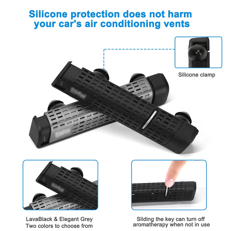 Soporte ambientador coche aire natural BMW + 1x barra de fragancia Foto 3 de 4