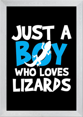 Eidechse Eidechsenliebhaber Reptil gerahmtes Wandbild Poster Leinwanddruck Bild
