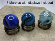 3 Glass Marbles lot 8359 See Photos Description