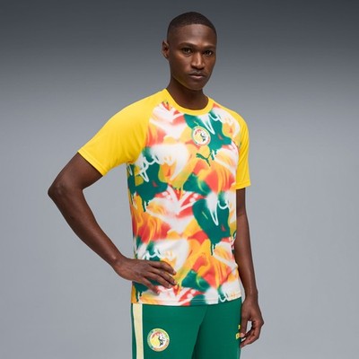 Men's Puma Yellow Senegal National Team 2026 Pre-Match Top