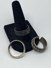 Sterling Silver Ring Bundle 3 Rings 18.1g — photo 2