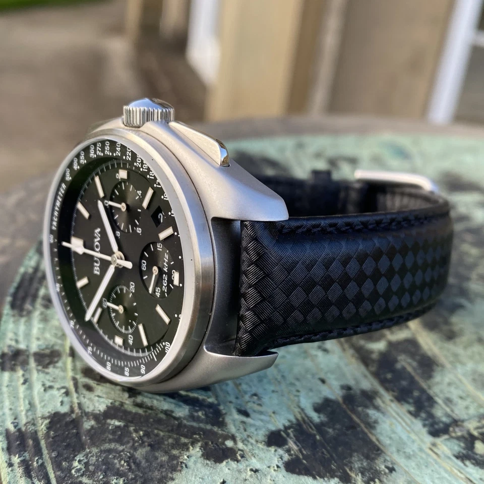 Bulova Lunar Pilot Moon Watch Quartz Chronograph 45mm - Image 4 of 4