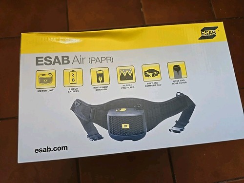 ESAB Air PAPR pump and filter units 850mm hose Heavy Duty Welding Protection UK