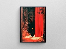 Twin Peaks Poster Laura Palmer in the Black Lodge, Ligne Claire Style Illustrati