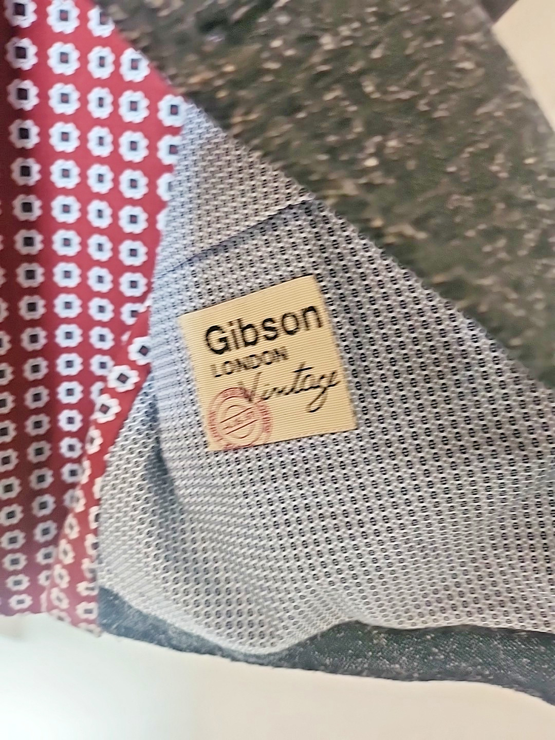 Gibson London Vintage Grey Mens Waistcoat - Chest 42 " Excellent Condition image 2