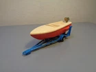 MATCHBOX LESNEY No 48A VINTAGE SPORTS BOAT & TRAILER MINT CONDITION