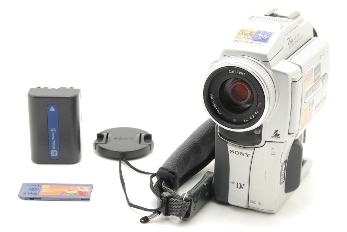 EXCELLENT+5】Sony Handycam DCR-PC110 Mini DV Camcorder Nightshot