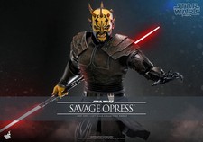 Hot Toys TMS136 Star Wars The Clone Wars Savage Opress 1/6 Scale Figure