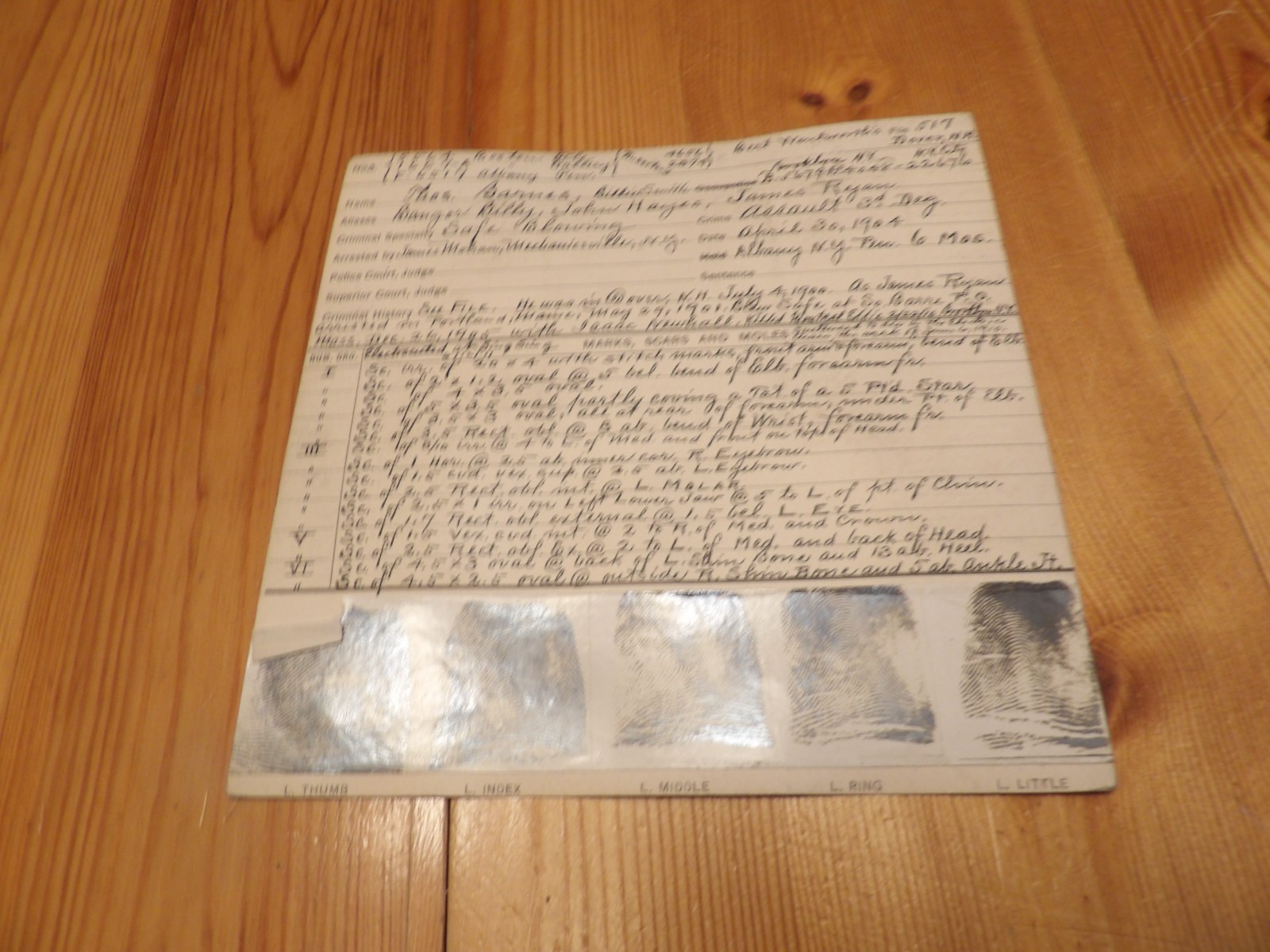 3 Wanted Posters/Mug Shots "Bangor Billy", Murder, Maine interest