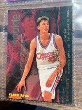 1995-96 Fleer Brent Barry #282 Rookie RC Card Los Angeles Clippers. rookie card picture