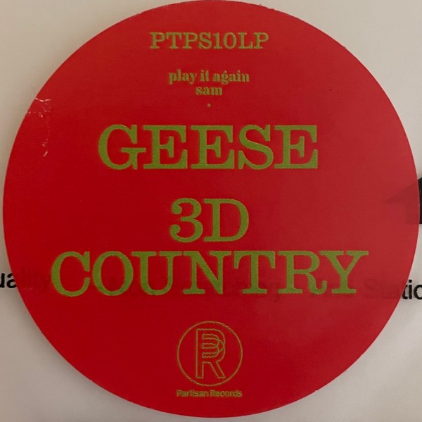 Geese (11) - 3D Country (VINYL) - ALT/INDIE *SEALED* 5400863090050