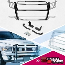 For 02-05 Dodge Ram Pickup Truck Stainless Steel Front Bumper Brush Grille Guard