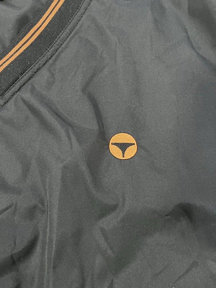 Rompevientos de golf vintage Taylor Made para hombre 2XL cuello en V pulóver bolsillos negros Foto 4 de 4