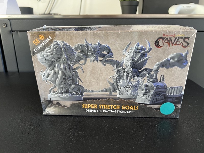 Archon Studio Dungeons & Lasers Cave  Deep in the Caves (Super Stretch Goal NM