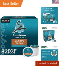 Caribou Blend, Keurig Single-Serve K-Cup Pods, Medium Roast Coffee, 32 CountP...