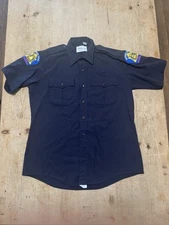 Riverside County Fire Dept. Short Sleeve Uniform Shirt Flying Cross Large