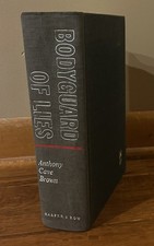 BODYGUARD OF LIES-World War II Espionage-ANTHONY CAVE BROWN-Ex 1st Ed, Print HC!
