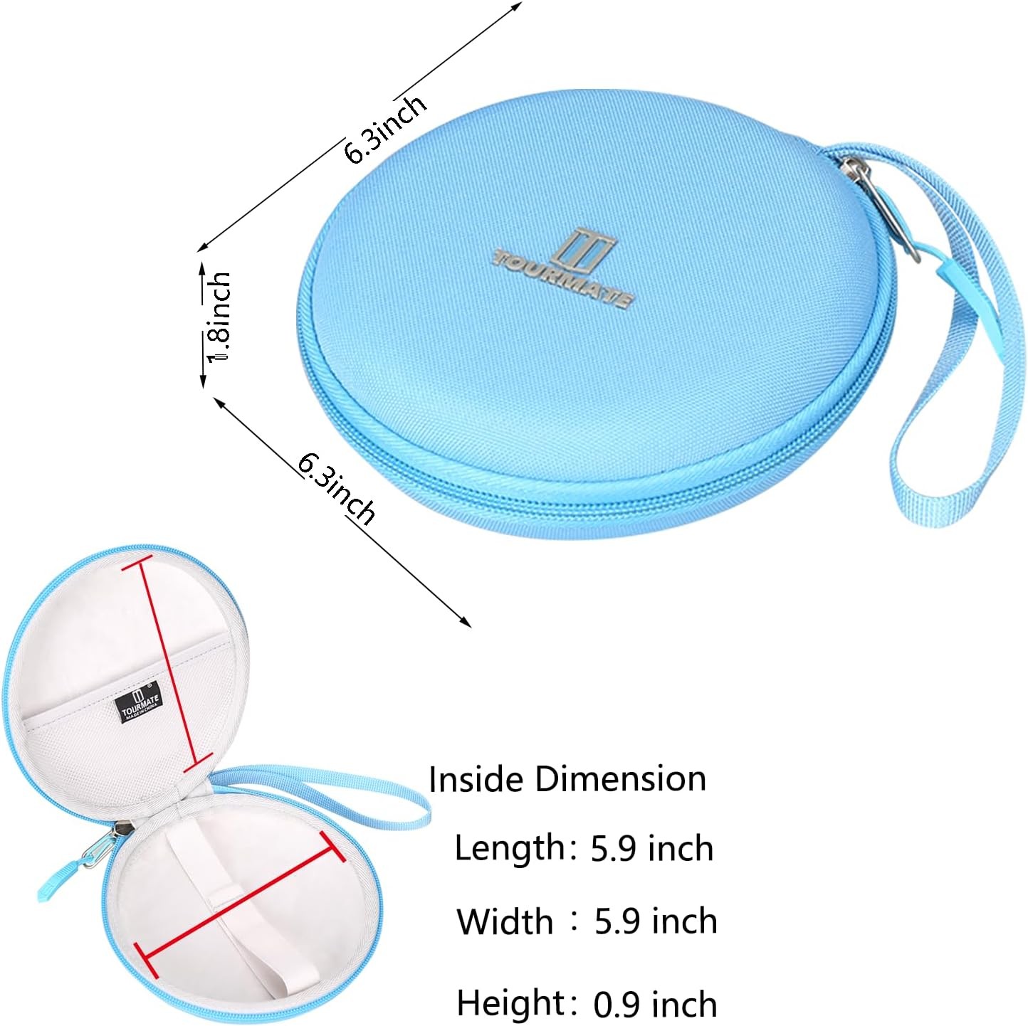 CD Player Case Compatible for ByronStatics PCD220B/GPX PCB319B/PC332B Blue 