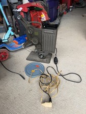 Vintage Movie Projector w/ Power Cord, Film Reels GE Projector Lamp Box