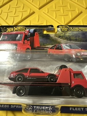 INHAND Hot Wheels Premium Team Transport 2025 Toyota AE86 Sprinter