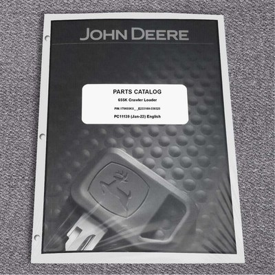 John Deere 655K Crawler Parts Catalog Manual - PC11139