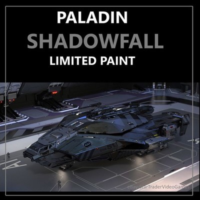 STAR CITIZEN PAINTS - PALADIN SHADOWFALL LIMITED PAINT / SKIN