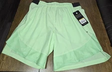 Unipro Run Shorts Patina Green Qwick-Dry Tech 7" Inseam (SMALL)