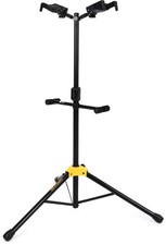 Hercules Stands GS422B PLUS Dual Guitar Stand with Auto Grip System and Foldable