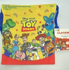 Daiso Disney Toy Story Fluffy  Drawstring Bag