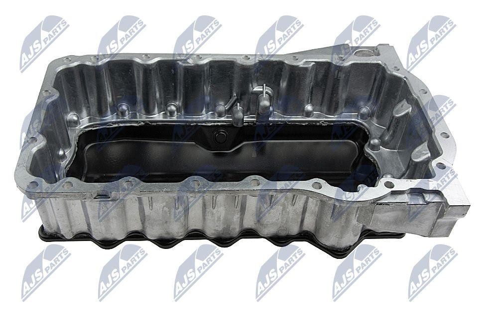 NTY Reinforced Oil Pan BMO-WW-042 for Audi Seat Skoda VW, With Drain Plug