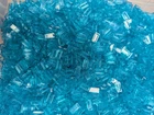 100x LEGO 3069b 1x2 Tile Tile Trans Light Blue