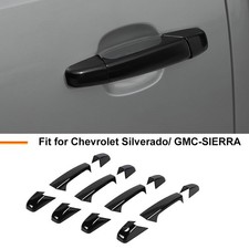 12x Side Door Handles Cover Trim Accessories For Chevy Silverado Tahoe 2007-2013