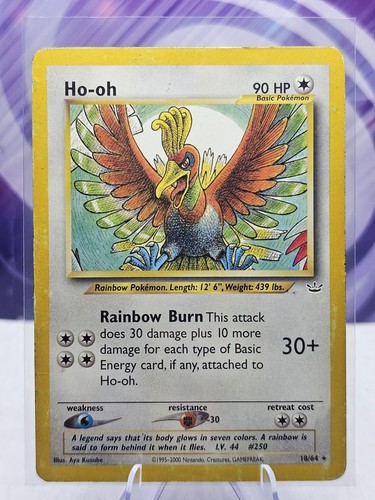 Ho-oh 18/64 Unlimited Rare Neo Revelation Pokemon TCG