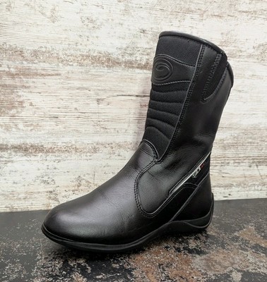 Mens SIDI Motorcycle Boots Sz 7 39 Used Black Leather Made  display picture 2