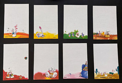 Diddl Blockblätter A5 Sammlung | Set Nr. 152 - 162 | kariert 11 Blatt