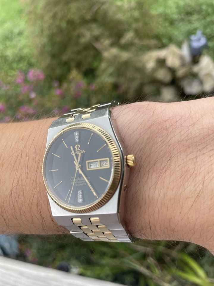 Reloj de cuarzo OMEGA Constellation cronómetro para hombre Cal 1346 Foto 3 de 4