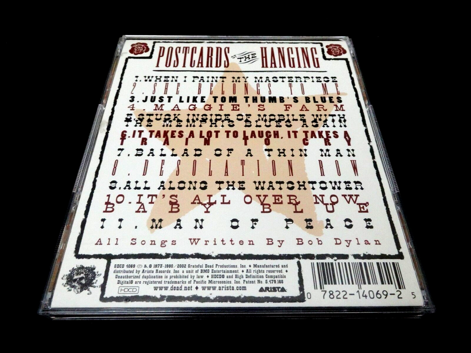 Grateful Dead Postcards Of The Hanging Bonus Disc CD Bob Dylan Songs
