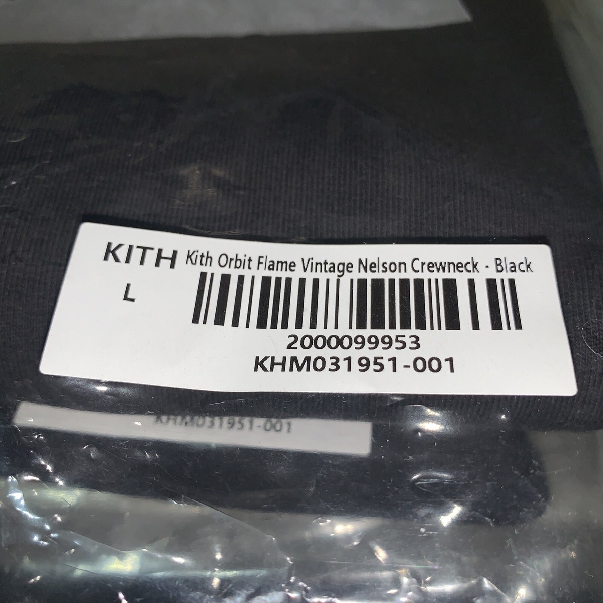 Kith Orbit Flame Vintage Nelson Crewneck Size Large New Rare | eBay