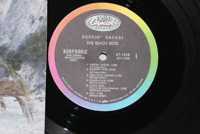 Surfin' Safari by The Beach Boys (Duophonic LP Vinyl Record, 1962