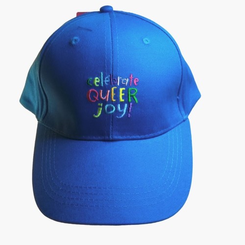 Celebrate Queer Joy Blue Baseball Cap Anna Parade Gay Pride Rainbow LGBTQ