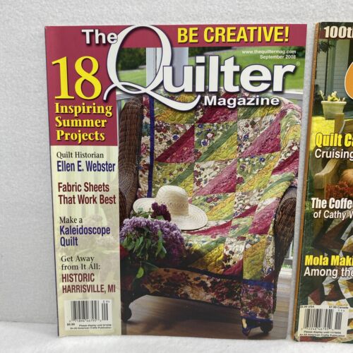 2 The Quilter Magazines November 2004 & September 2008 Quilt Patterns - Foto 2 di 11